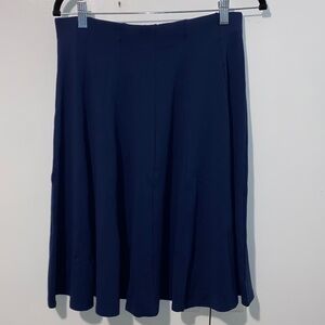 Hard Tail Blue A-Line Panel Midi Skirt